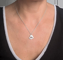 Load image into Gallery viewer, Ecosilver Bubble Heart Pendant 2
